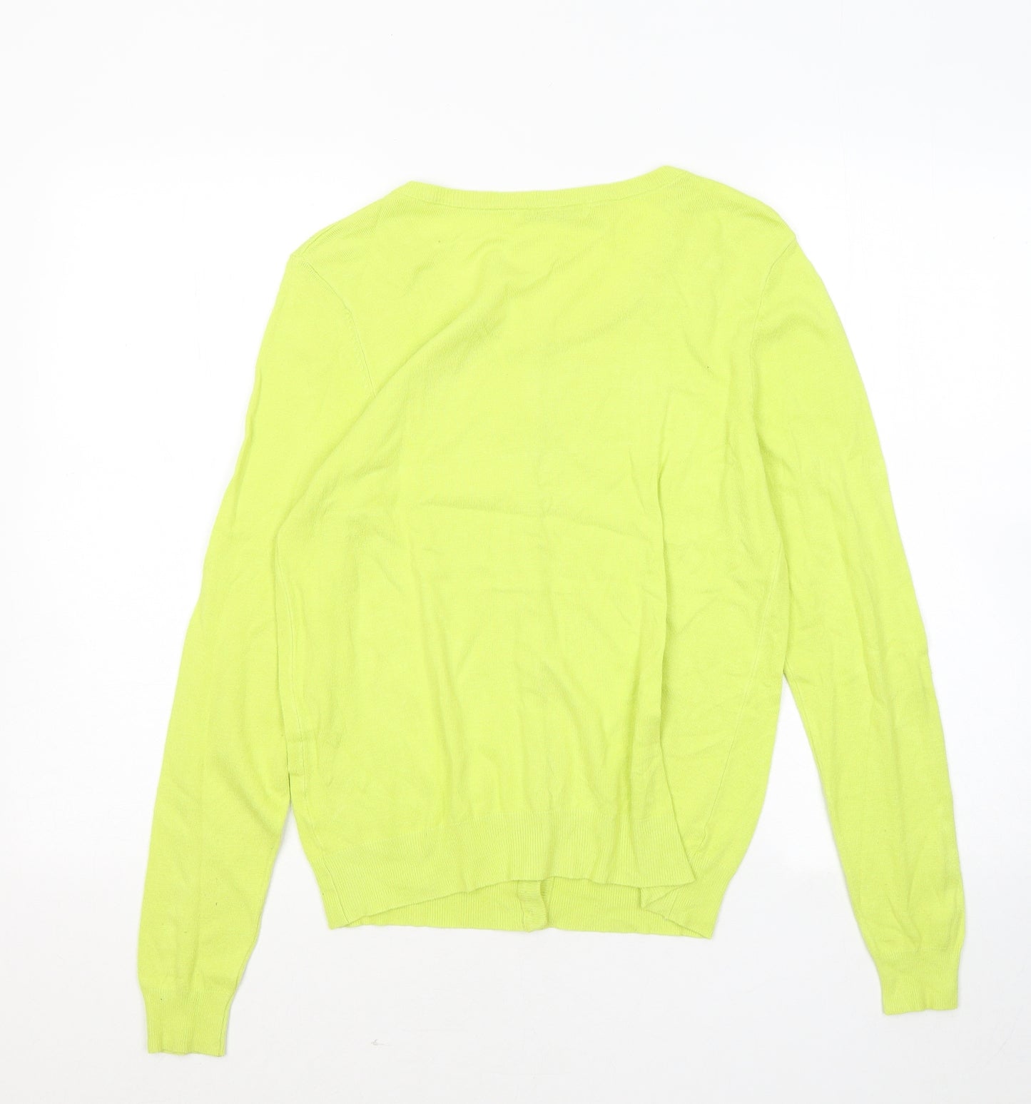 George Womens Green Round Neck Viscose Cardigan Jumper Size 10