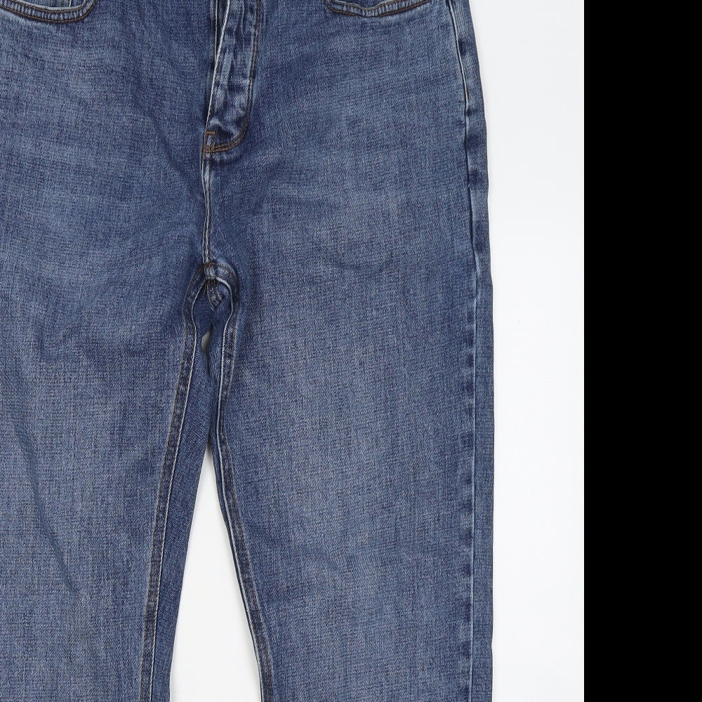 NEXT Mens Blue Cotton Straight Jeans Size 34 in L30 in Regular