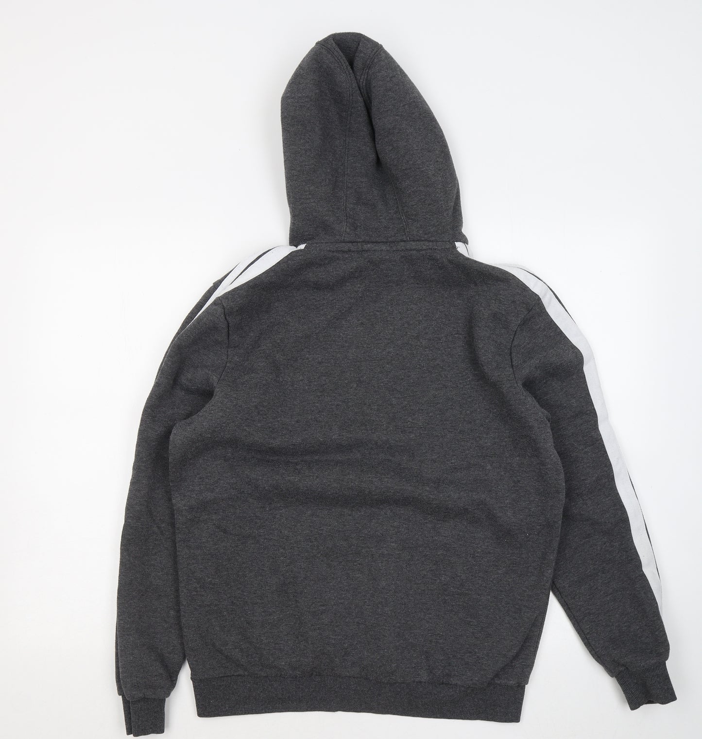 Lonsdale Mens Grey Cotton Pullover Hoodie Size S