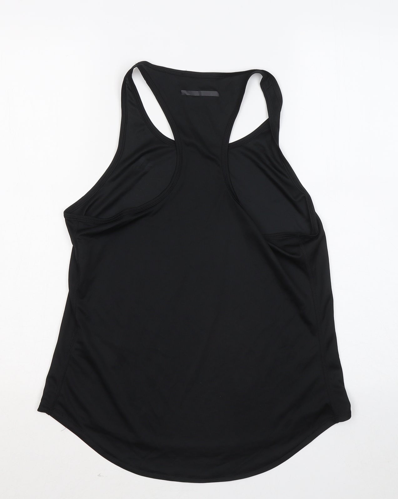 adidas Womens Black Polyester Basic Tank Size M Round Neck