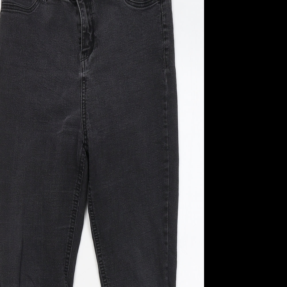 New Look Womens Black Cotton Skinny Jeans Size 12 L24 in Regular