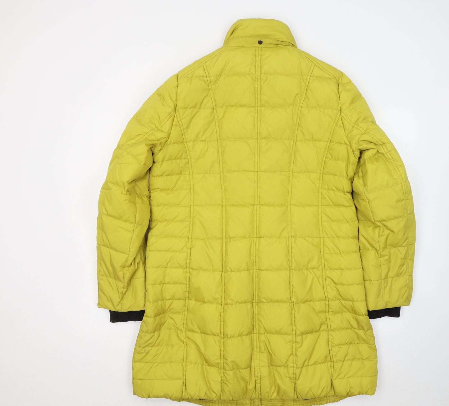 red label Womens Yellow Puffer Jacket Coat Size XL
