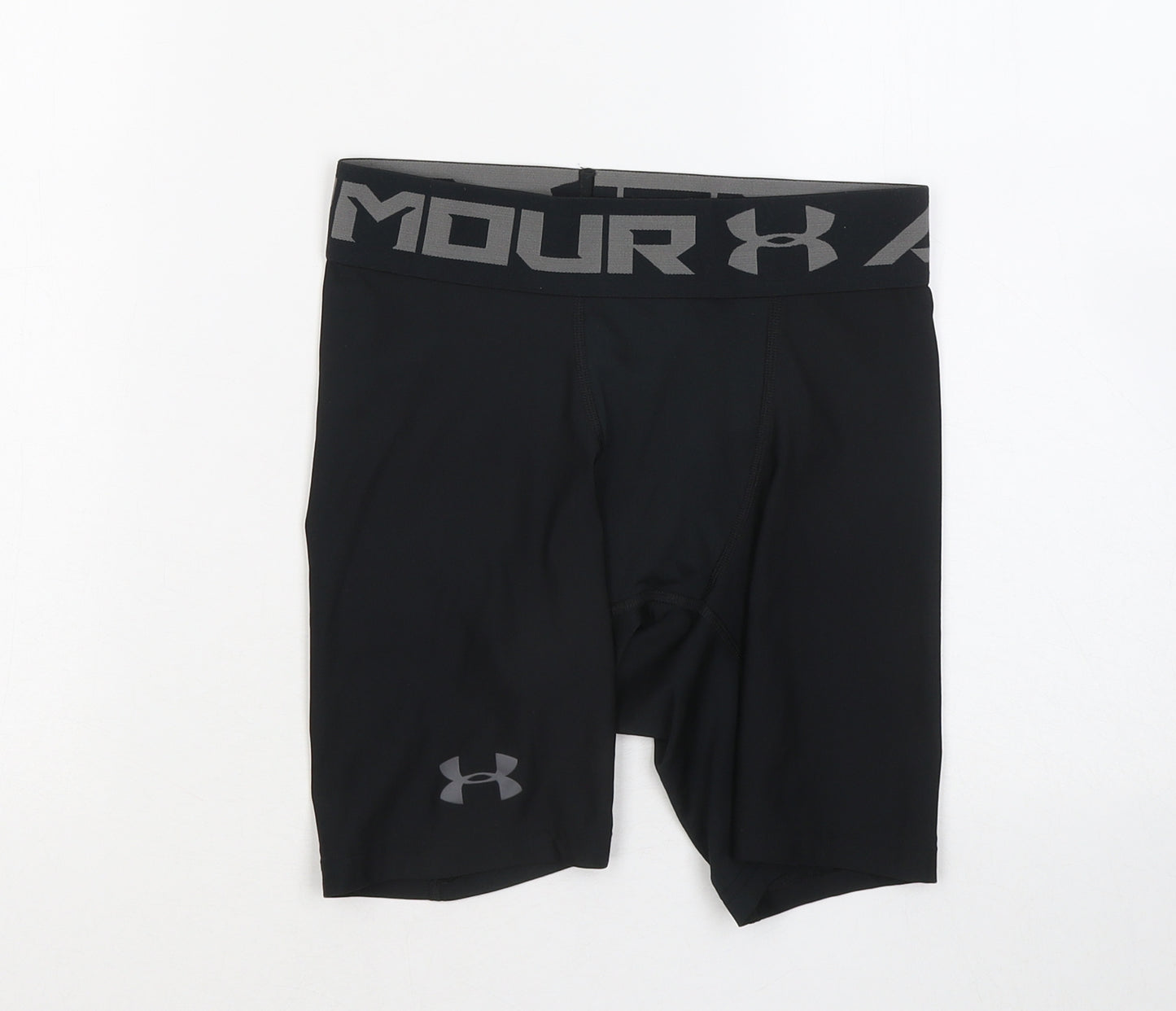 Under armour Mens Black Polyester Compression Shorts Size S Regular