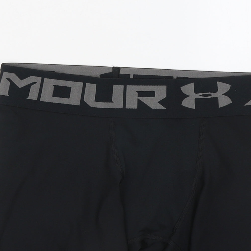 Under armour Mens Black Polyester Compression Shorts Size S Regular