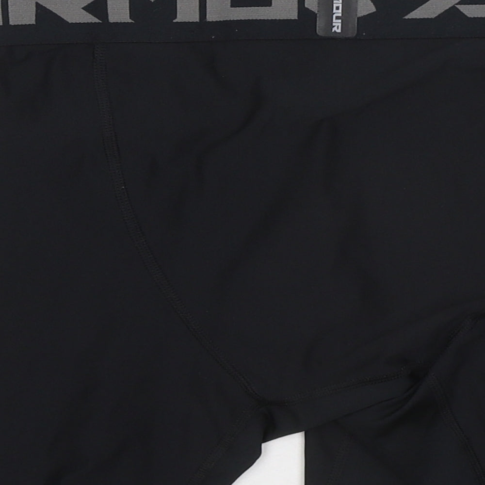 Under armour Mens Black Polyester Compression Shorts Size S Regular