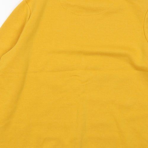 Primark Girls Yellow Cotton Pullover Sweatshirt Size 14 Years - Urban Adventures