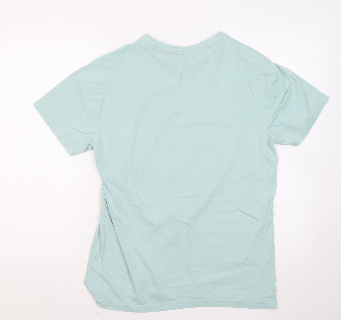 Pep&Co Mens Blue Cotton T-Shirt Size M Round Neck - San Francisco
