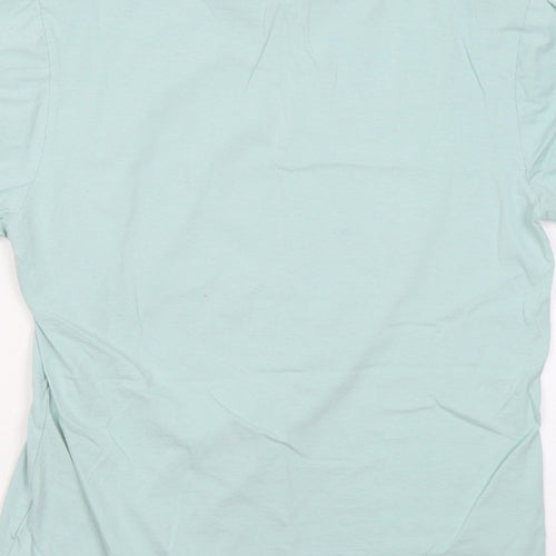 Pep&Co Mens Blue Cotton T-Shirt Size M Round Neck - San Francisco