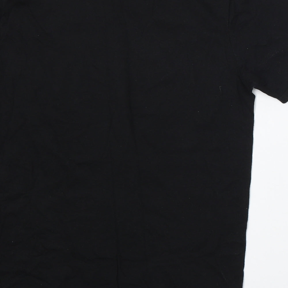 Queen Mens Black Cotton T-Shirt Size S Round Neck - Queen 1980 Tour