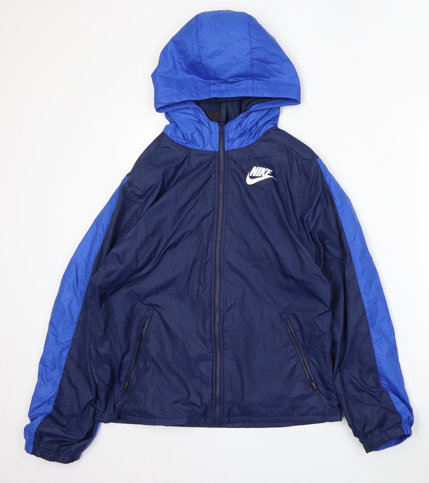 Nike Boys Blue Jacket Size XL Zip