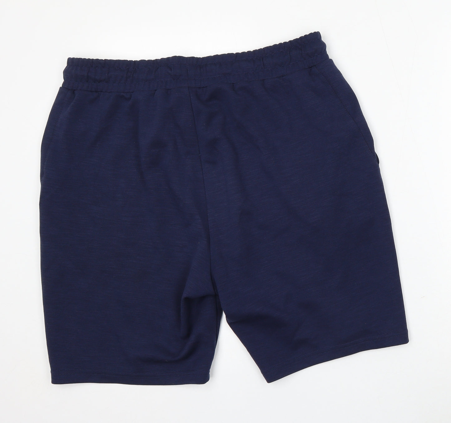 Everlast Mens Blue Cotton Sweat Shorts Size XL L8 in Regular Tie
