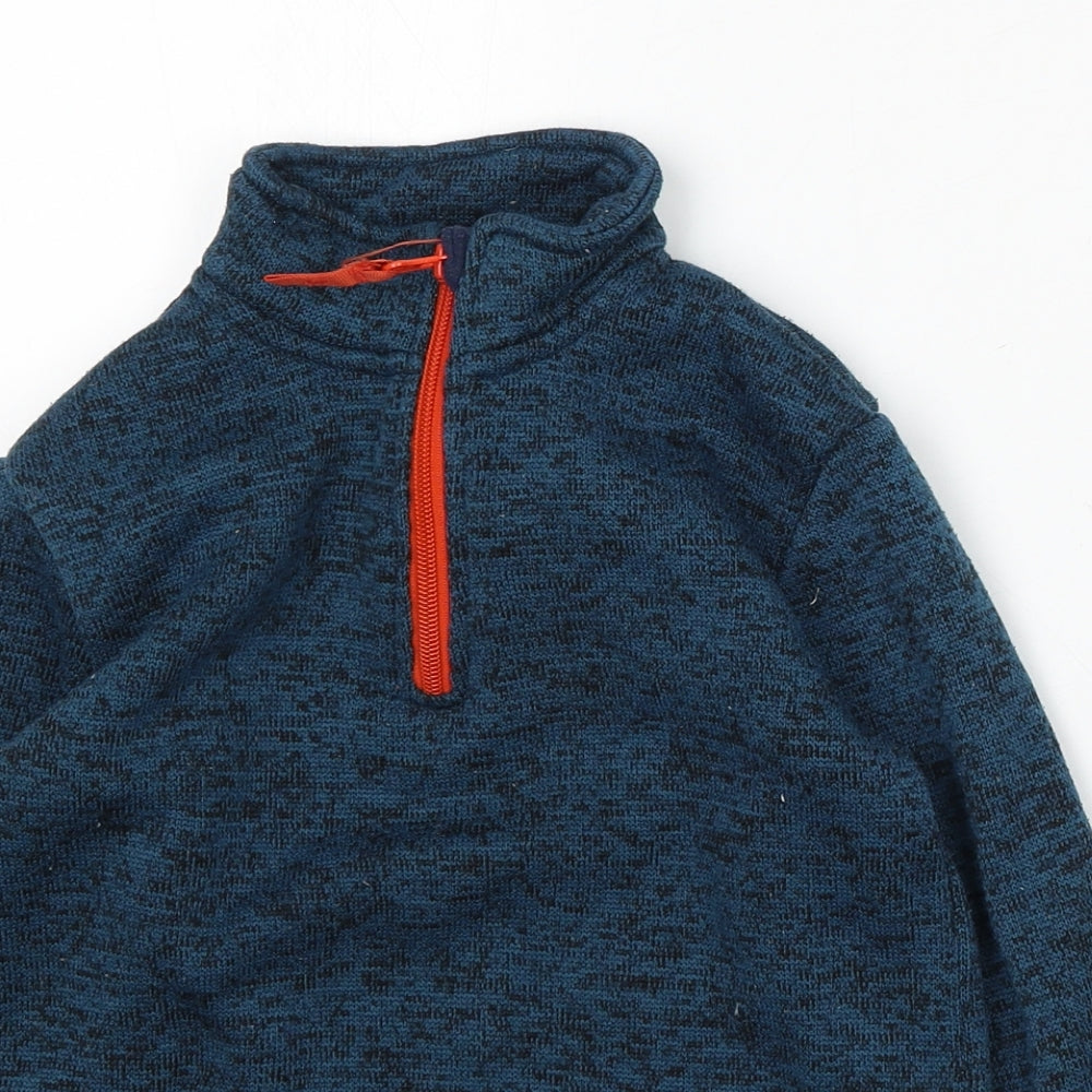 HiGear Boys Blue Polyester Pullover Sweatshirt Size 5-6 Years Zip