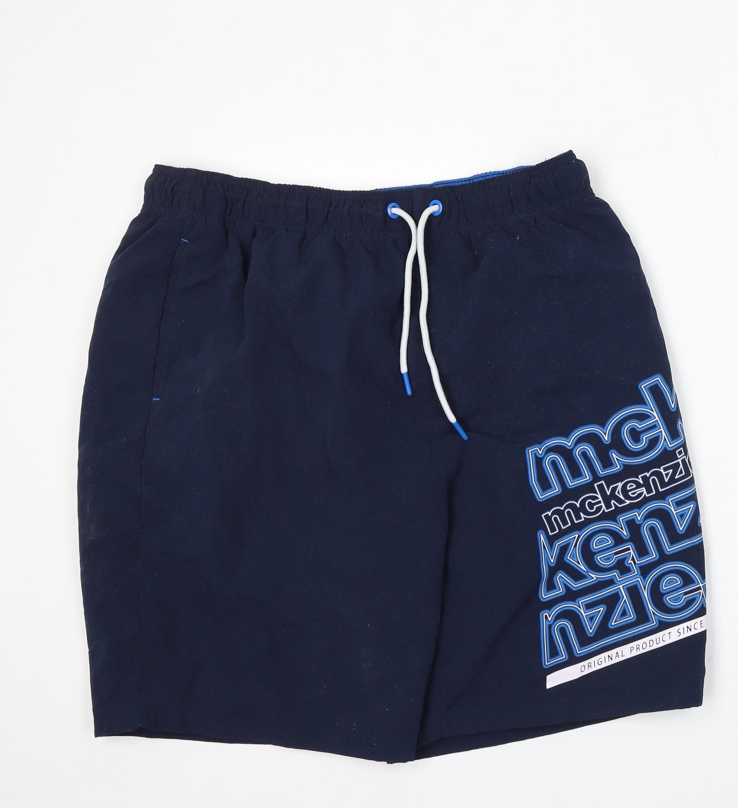 McKenzie Mens Blue Polyester Athletic Shorts Size 2XL L8 in Regular - swim shorts
