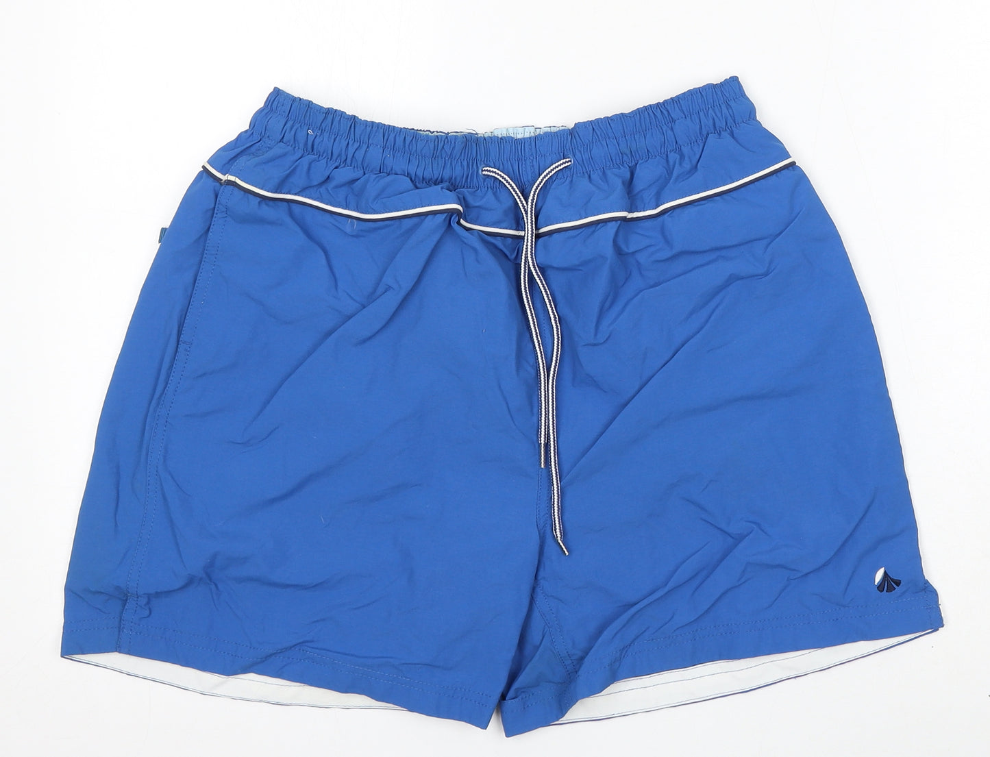 Cedar Wood State Mens Blue Polyester Athletic Shorts Size M L6 in Regular