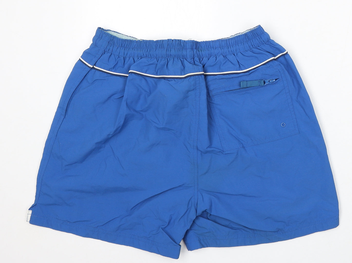 Cedar Wood State Mens Blue Polyester Athletic Shorts Size M L6 in Regular