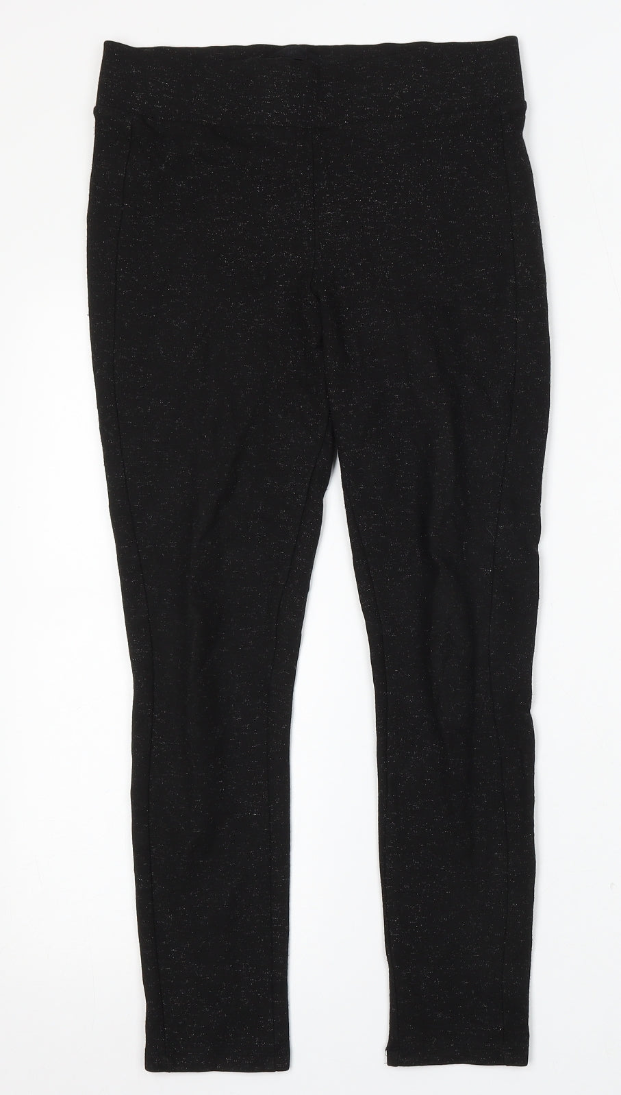 NEXT Womens Black Viscose Jogger Leggings Size 10 L26 in