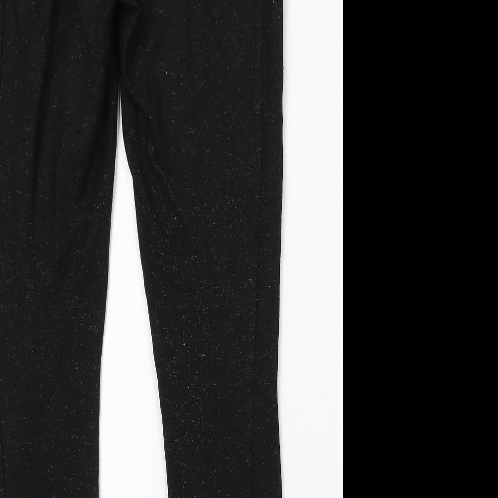 NEXT Womens Black Viscose Jogger Leggings Size 10 L26 in