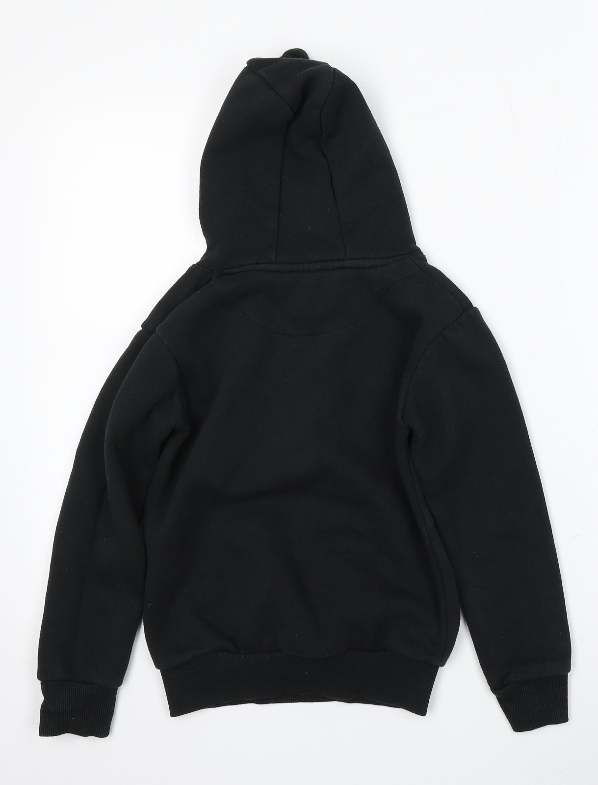 McKenzie Girls Black Cotton Pullover Hoodie Size 8-9 Years