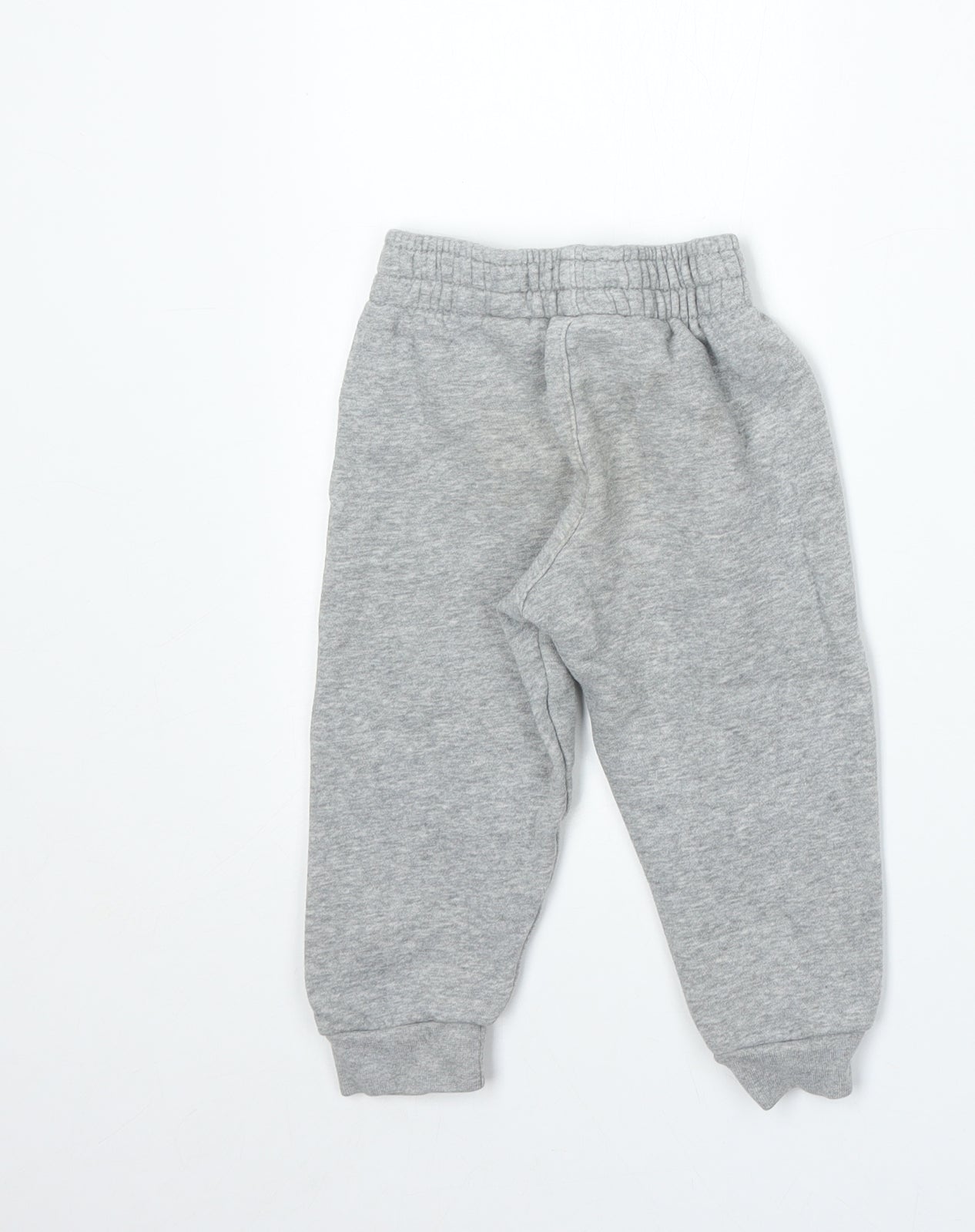 Nike Boys Grey Cotton Jogger Trousers Size 2-3 Years Regular