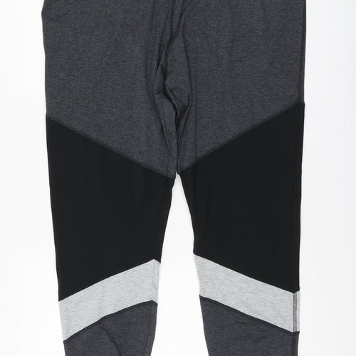 Dunnes Stores Womens Grey Polyester Jogger Leggings Size 2XL L26 in Regular