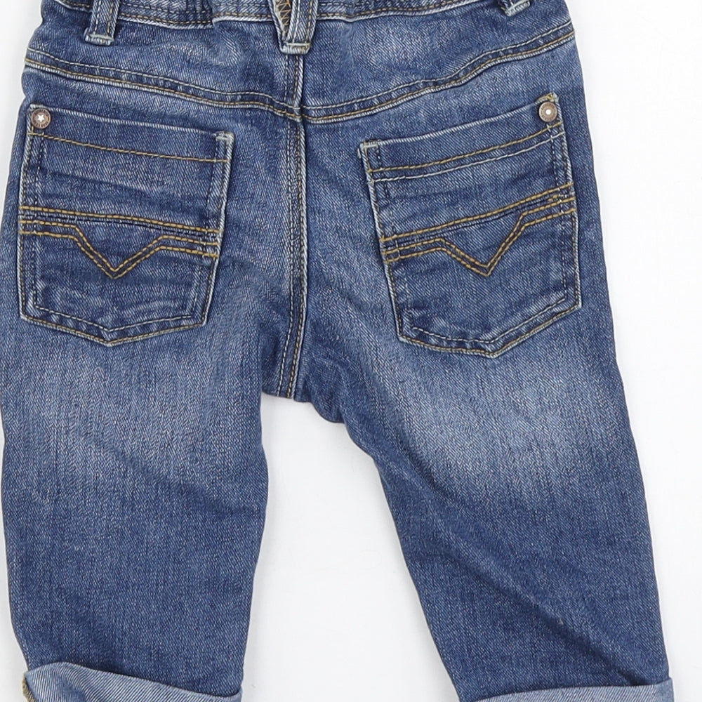 NEXT Boys Blue Cotton Jogger Jeans Size 9-12 Months