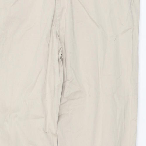 We Love Chelsea Womens Beige Cotton Chino Trousers Size 28 L28 in Regular