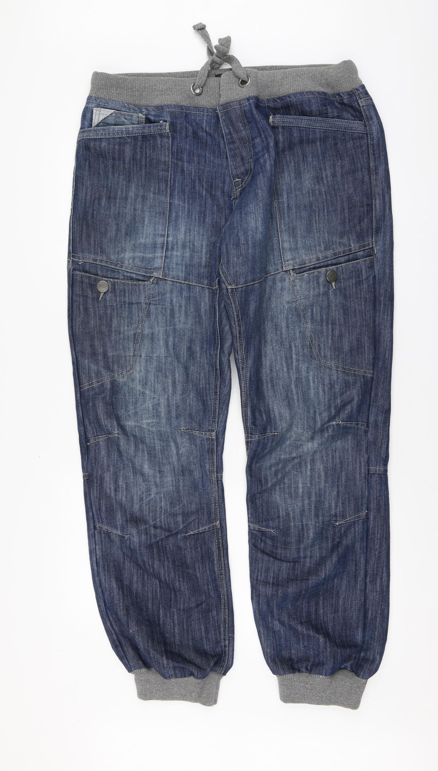 No Fear Mens Blue Cotton Jegging Jeans Size 38 L30 in Regular