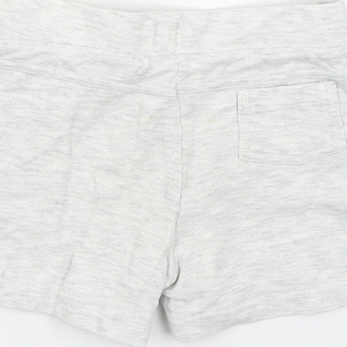 F&F Boys Grey Cotton Cropped Trousers Size 12-18 Months Tie