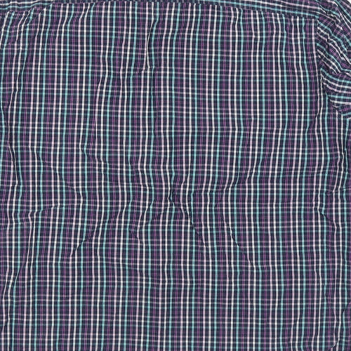 F&F Mens Multicoloured Striped Cotton Button-Up Size XL Collared Button