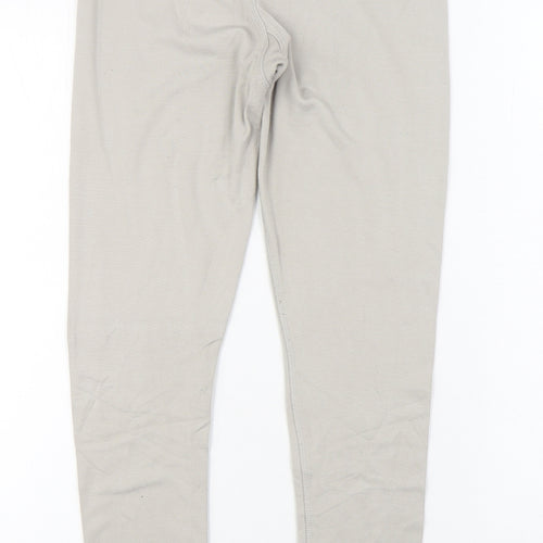Workout Womens Grey Cotton Jogger Leggings Size S L28 in