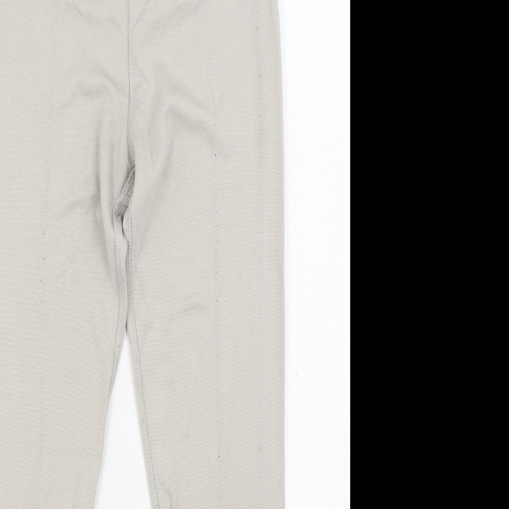 Workout Womens Grey Cotton Jogger Leggings Size S L28 in