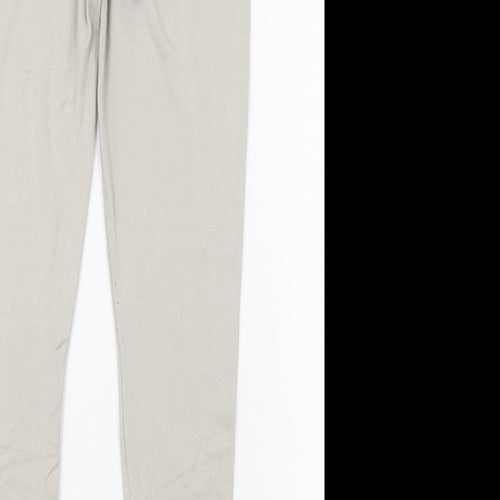 Workout Womens Grey Cotton Jogger Leggings Size S L28 in