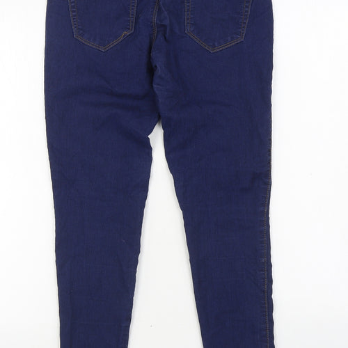Denim & Co. Womens Blue Cotton Jegging Jeans Size 8 L28 in Regular