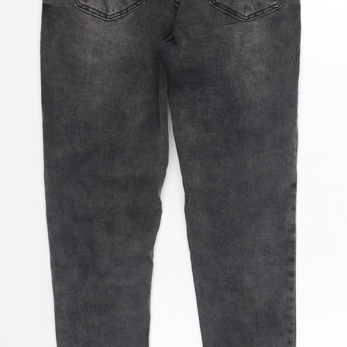 Jenerique Womens Black Cotton Skinny Jeans Size 10 L28 in Regular Zip