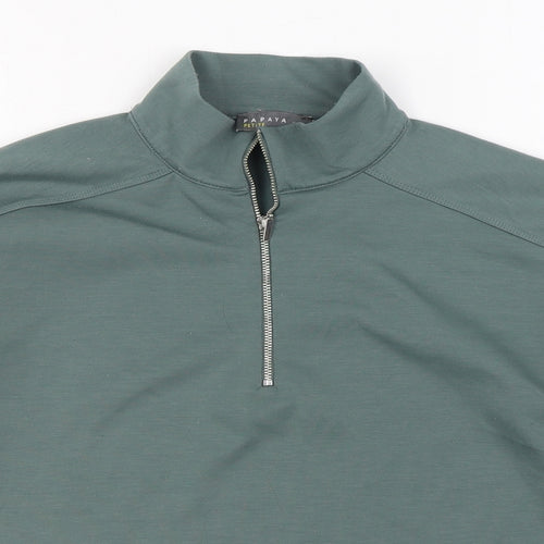 Matalan Womens Green Jacket Size S Zip