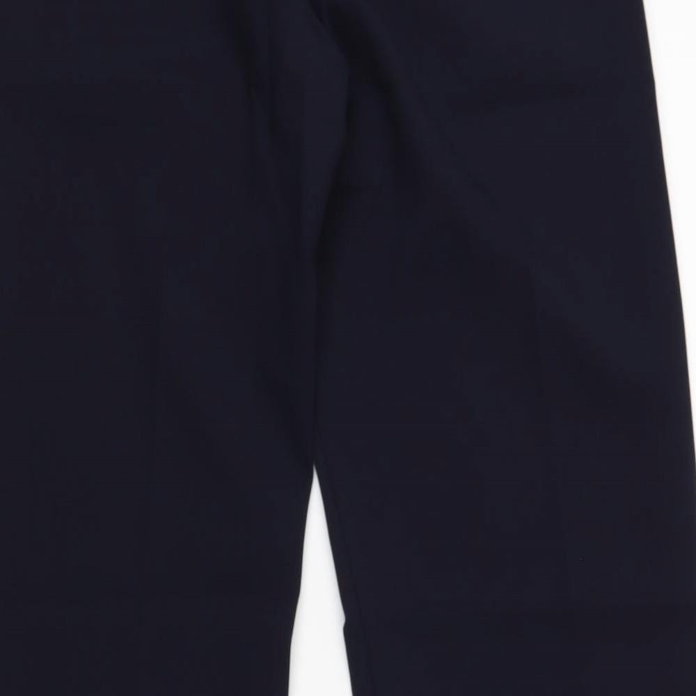 Atmosphere Womens Blue Polyester Dress Pants Trousers Size 8 L31 in Regular Hook & Eye