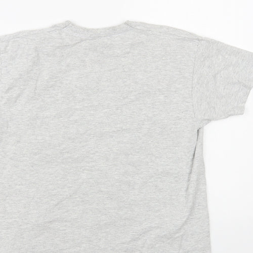 Fortnite Womens Grey Cotton Basic T-Shirt Size S Crew Neck