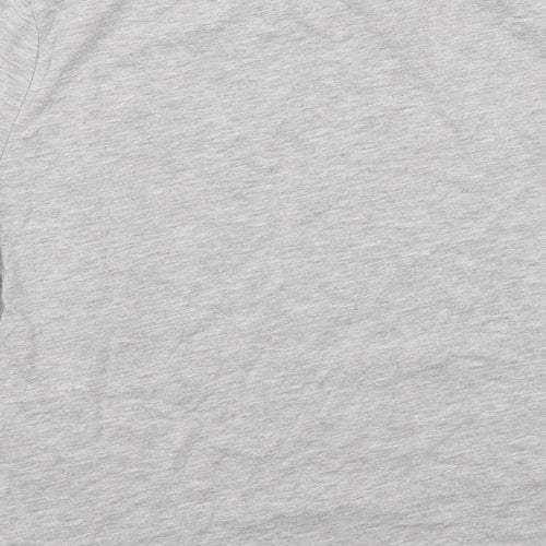 Bik Bok Womens Grey Cotton Basic T-Shirt Size M Crew Neck - Girls