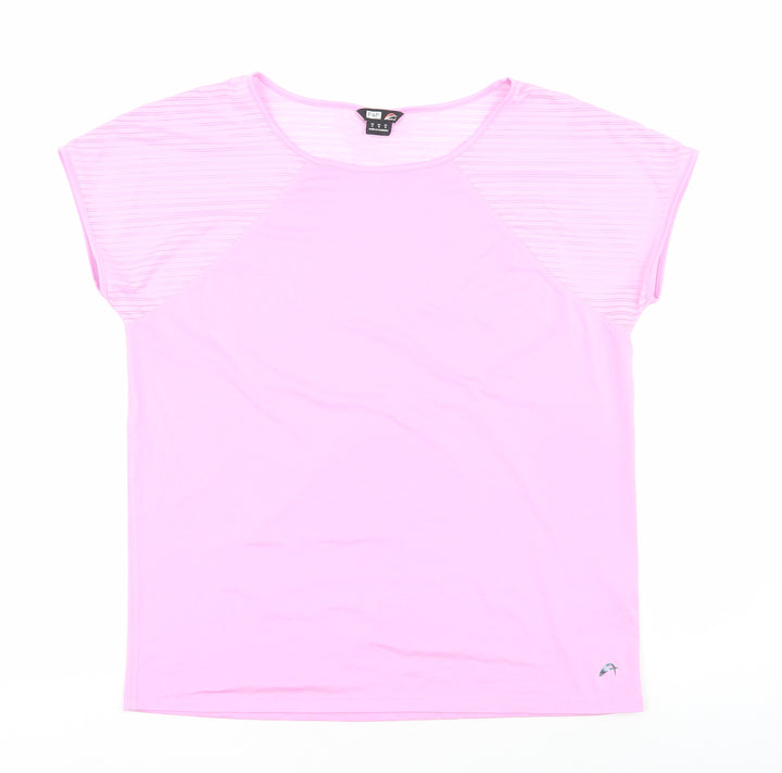 F&F Womens Pink Polyester Size M Round Neck