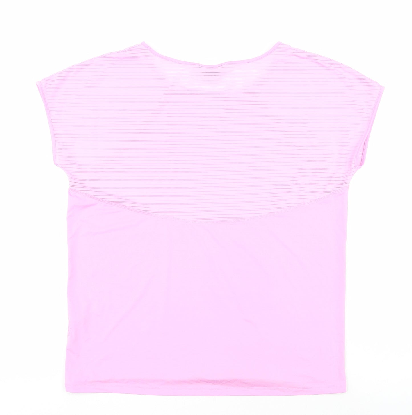 F&F Womens Pink Polyester Size M Round Neck