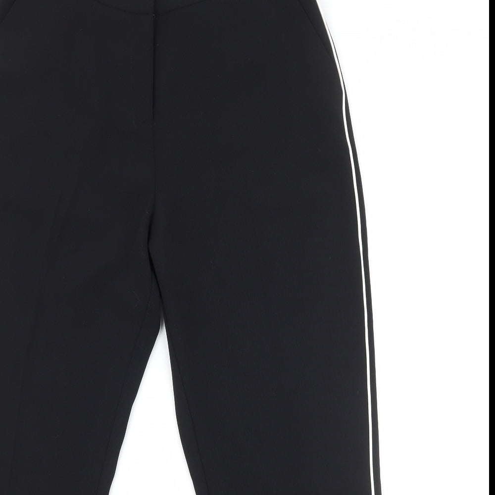 Dunnes Womens Black Polyester Trousers Size 14 L27 in Regular