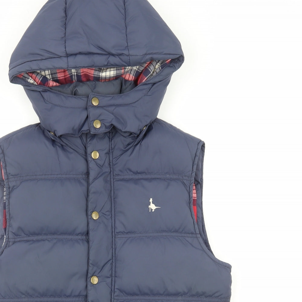 Jack Wills Womens Blue Gilet Jacket Size S