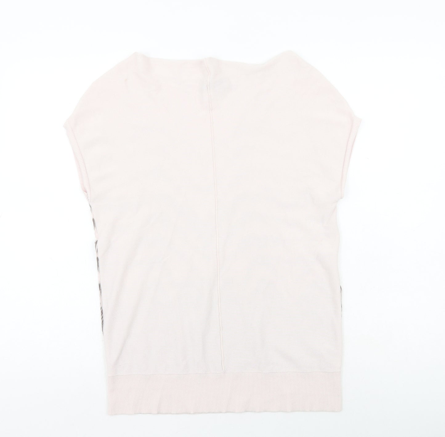 Mint Velvet Womens Pink Viscose Basic Tank Size 8 Round Neck