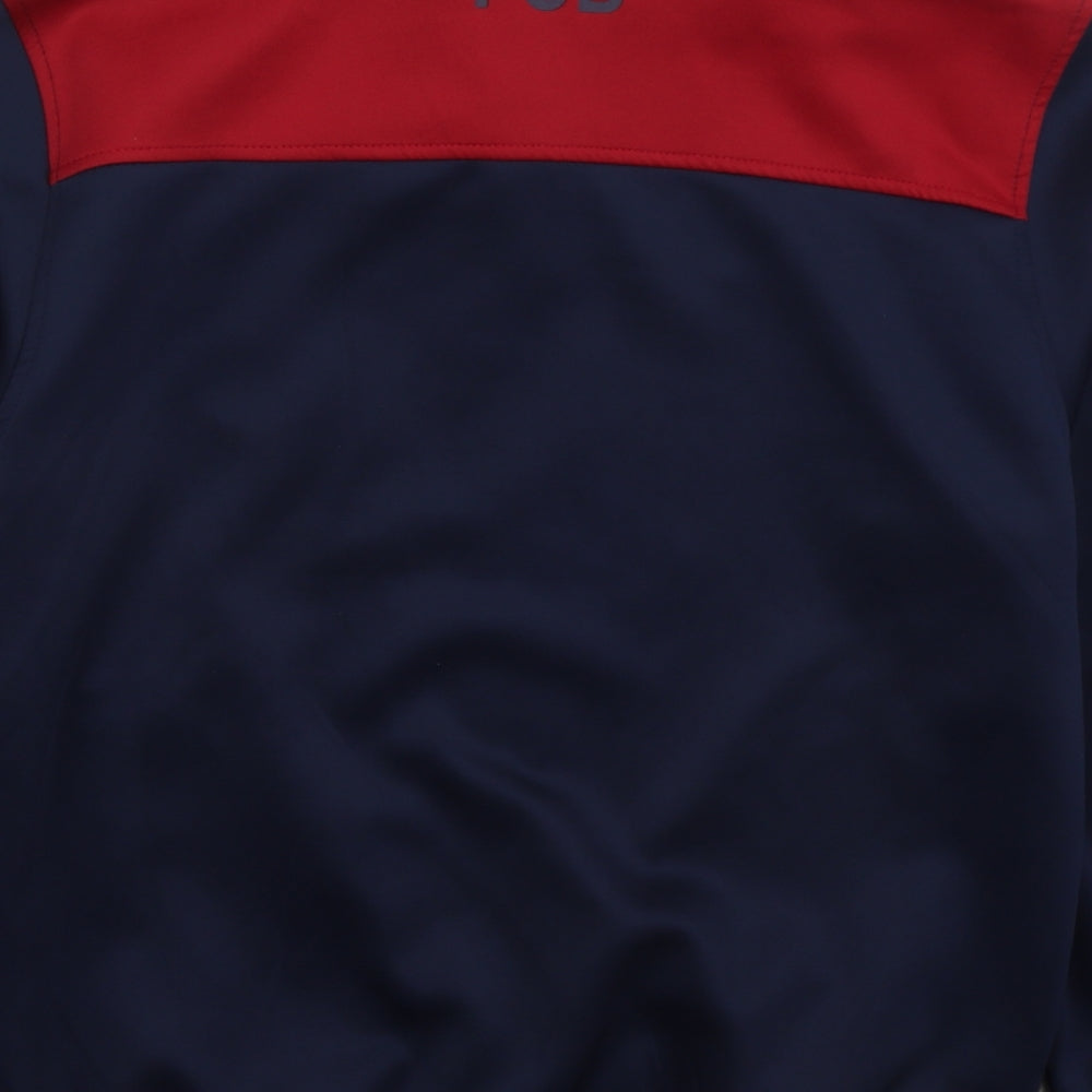 Rogers Boys Blue Jacket Size 16 Years Zip - FCB Barcelona
