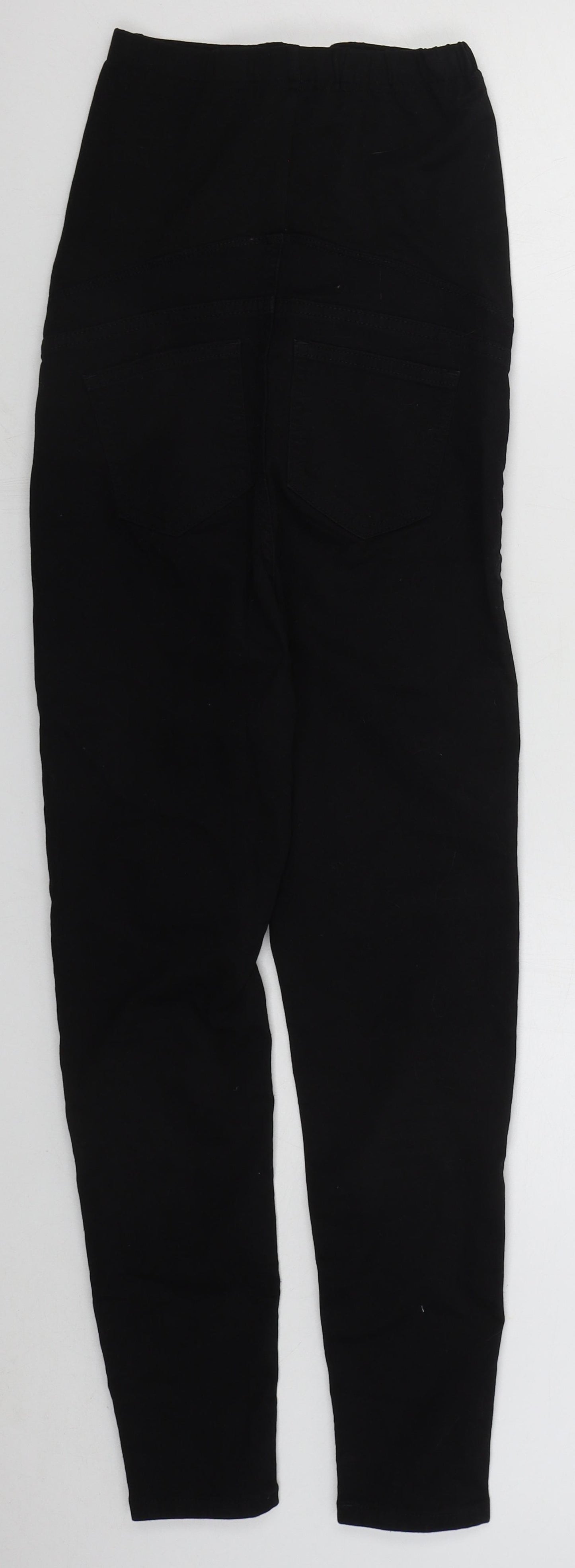 Marks and Spencer Womens Black Cotton Jegging Jeans Size 8 L26 in Regular