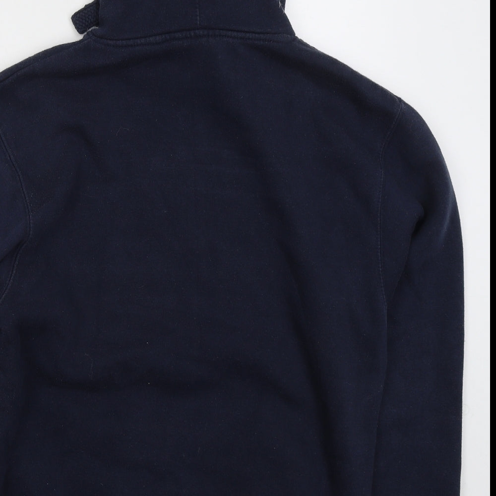 Preworn Mens Blue Cotton Pullover Hoodie Size L - Police Box