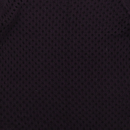 H&M Womens Purple Round Neck Acrylic Pullover Jumper Size L