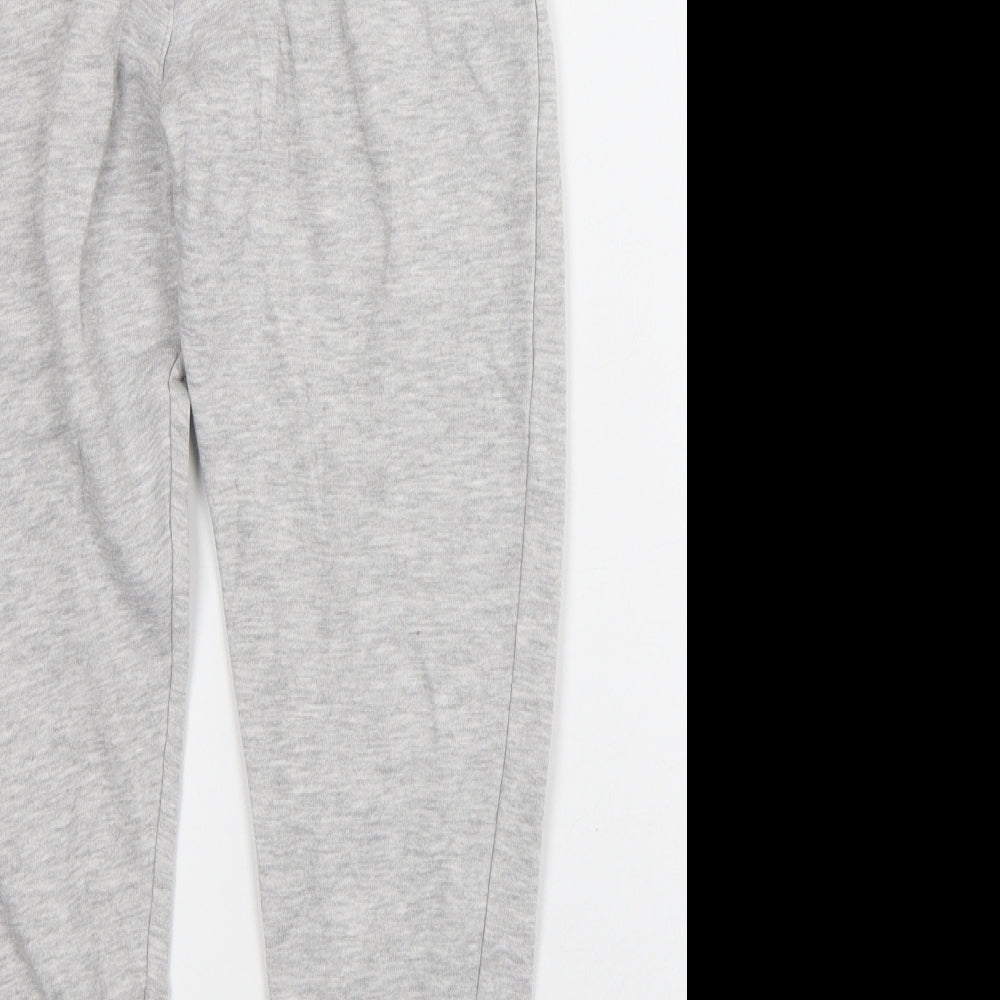George Boys Grey Cotton Sweatpants Trousers Size 9-10 Years Regular
