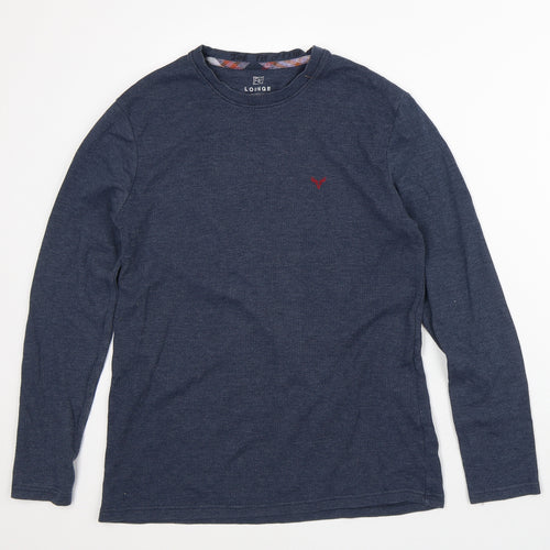 F&F Mens Grey Cotton Pullover Sweatshirt Size M
