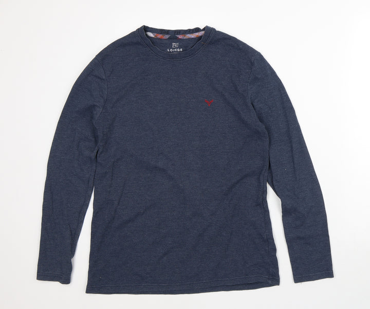F&F Mens Grey Cotton Pullover Sweatshirt Size M